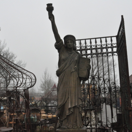 Betonnen Vrijheidsbeeld tuin van Amerika in tuin, 238 cm hoog