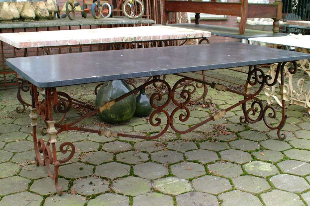 Smeedijzeren Italiaans onderstel voor tuintafel 1.80m Elmo Dreams &amp; Deco